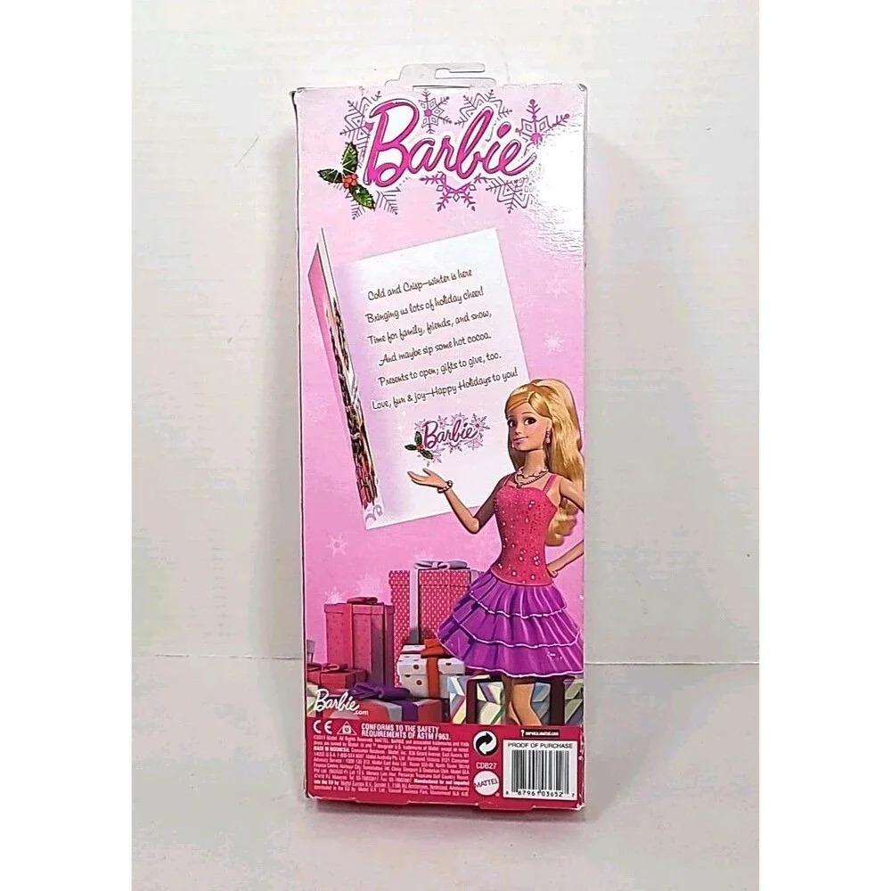 2014 Mattel Barbie Happy Holiday Doll - Christmas Morning CDB27